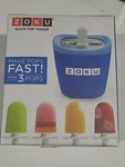 Zoku Quick Maker Up To 3 Pops Fast Freezing Nib.. Fixed Price $19.98.