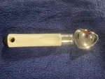 Vintage Tupperware 3045-2 Ice Cream Scoop Metal Heavy Duty White Handle. Fixed Price $15.48.