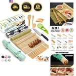 Sushi Making Kit, 22 1 Roller Maker With Bamboo Roll.... Fixed Price $36.50.