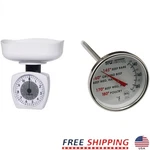 Food Scale W/ Meat Dial Thermometer 11LB Capacity Accurate Kitchen Tool New. Fixed Price $41.80.