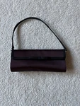 Valerie Stevens Convertible Crossbody Evening/clutch Bag Burgundy & Black W/ Bow. Fixed Price $8.99.