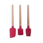 Farberware Mini Wood Baking Set, Includes Basting Brush, Of 3 - Red. Fixed Price $27.49.