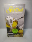 Chef Cordless Saucepan Stirrer Hands-free Adjustable W/ 3 Paddles Tested. Fixed Price $23.98.