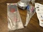Trudeau Stainless Steel Fondue Forks & Fruit Dipping Set + Sterno Pot Part. Fixed Price $12.73.