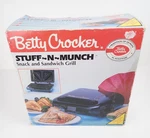 Betty Crocker Stuff-n-munch BC-1945 Black Snack & Sandwich Maker Vintage New. Fixed Price $17.59.