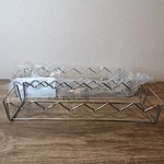 Pampered Chef Bbq Corn & Skewer Rack 2718 Silver Stainless Steel 6 Notch Grill. Fixed Price $18.00.