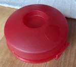 Tupperware Round Sandwich Bagel Hamburger Salad Keeper 4440A-4 Red. Fixed Price $18.50.