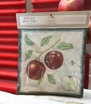 Alice Cottage Spiced Hot Pad 9.5 X Cinnamon Allspice Apple Honeybee Decor. Fixed Price $10.80.