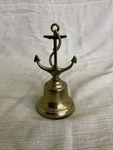 Nautical Brass Dinner Bell Ship Anchor Rope Handle Decorative Antique Rare. Fixed Price $15.99.