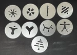 Wear-ever Super Shooter 70123/7001 Replacement 9 Metal Cookie Disc Parts Only. Fixed Price $7.99.