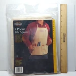 Nos Mcguire Nicholas Cotton Canvas 5 Pocket Bib Apron W/ Hammer Loop # 83. Fixed Price $13.95.