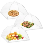Food Covers For Outside Mesh: 3 Pack 14 Inch Pop Up Fine Fly Net Fruit - Col. Fixed Price $14.05.