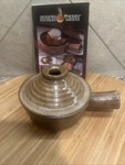 Telebrands Stone Microwave Cooker Non-stick Ceramic Bowl With Recipe Book. Fixed Price $12.00.