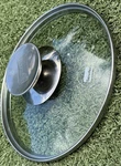 Berndes 7 Glass Cookware Lid Stainless Steel Rim & Knob Heat Resistant. Fixed Price $28.75.