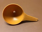 Vintage Tupperware Kitchen Funnel 3.75" #1227-4 Orange. Fixed Price $9.00.
