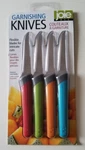 4 Pc Set Authentic Joie Garnishing Knives Flexible Blade Intricate Cuts Bpa Free. Fixed Price $12.99.