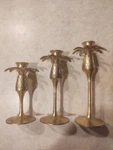 Hampton Brass Candlesticks Pineapple Holders Set Of 3 Vintage. Fixed Price $16.00.