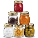 Bormioli Rocco Quattro Stagioni Mason Jar 8.5 Oz - Set Of 6. Fixed Price $25.99.