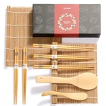 Sushi Making Kit, Delamu Bamboo Mat, Including 2 Rolling Mats, 5 .... Fixed Price $16.80.