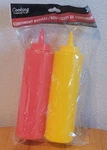 Cooking Concepts Bbq Condiment Bottles 2-CT Packs Ketchup & Mustard. Fixed Price $9.99.