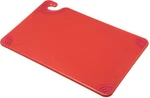 Red Cutting Board 18 X 12 Safe Grip With Hook And Ruler By San Jamar. Fixed Price $49.29.