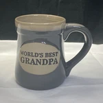 World's Best Grandpa Mug Burton + Gray With Tan. Fixed Price $9.99.