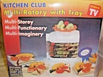 Kitchen Club HY-001 Multi Rotary With Tray Organizer. Fixed Price $15.00.