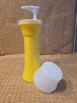 Vintage Tupperware Mustard Dispenser With Lid Yellow #718-5. Fixed Price $8.00.