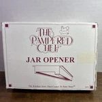 Pampered Chef Under The Cabinet Jar Opener White Made Usa #2675. Fixed Price $13.67.