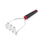 Farberware 5211649 Black Plastic Handle Silver Stainless Steel Potato Masher. Fixed Price $12.45.