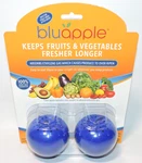 Set Of 2 Bluapple Produce Freshness Saver Balls Keeps Fresher Longer, New, Nip. Fixed Price $17.95.