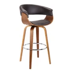 Armen Living Julyssa Mid-century Swivel Counter Height Barstool, 26", Brown. Fixed Price $201.32.