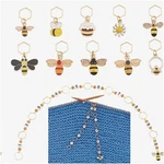 Bee Stitch Marker Set With Honey Pot Charm. Fixed Price $41.95.