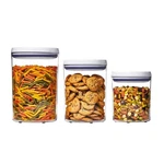 New Oxo Softworks Set 3 Pop Food Storage Canister Containers, 22165700 Nib. Fixed Price $39.95.