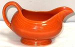 Vintage Fiesta Red Footed Gravy Boat. Fixed Price $52.00.