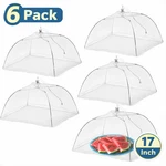 Food Tent Covers 6 Pack 17" Mesh Pop Up Picnic Bbq Fly Protection Kitchen. Fixed Price $15.99.