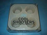 Fred & Friends Cool Shooters Silicone Ice Cube Tray: Fill And Chill Shot Glass. Fixed Price $9.99.