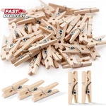 Mini Clothespins, For Photo Natural Wooden Small Picture Clips. Fixed Price $8.95.