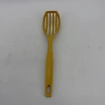 Vintage Foley Whisk Nylon Slotted Mustard Yellow Spoon Blender Whip Strainer 11. Fixed Price $9.99.