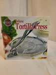 Press By Norpro 1063 6" Tortilladora, Fajitas, Tacos, Homemade. Fixed Price $17.95.