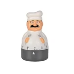 Jayron Mechanical Kitchen Timer 60 Minutes Countdown Chef Shaped Gray. Fixed Price $15.93.