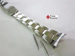 14 Mm Woman's Oyster Silver Tone Watch Band Bracelet. Fixed Price $19.99.