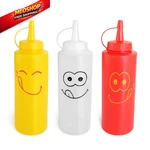 New Star Foodservice 28560 Smiley Faces Squeeze Bottle 12 Ounces, Multicolor. Fixed Price $24.52.