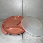 Tupperware 2604 Divided Dish Rose/pink/mauve Snack/lunch Plate. Excellent. Fixed Price $11.99.