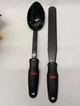 Oxo Good Grips Nylon Spoon & Serrated Spreader Knife Set Black Kitchen Utensils. Fixed Price $13.99.