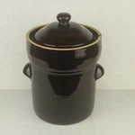Fermentation Pot Boleslawiec Stoneware Crock Brown 5 Liter. Fixed Price $41.97.