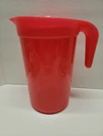 Tupperware Gallon Push-button Pitcher W/removable Infuser Red 8029A-1. Fixed Price $20.00.