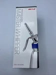 Mosa Professional Whipper - Small Size 0.25 LITER/0.5 Pint Polished Stainless. Fixed Price $128.97.