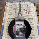 New 8 The Rock By Starfrit 060310-006-0000 Fry Pan With Stainless Steel Handle. Fixed Price $29.97.
