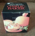 Nib Terra Cotta Garlic Baker/ Boston Warehouse/ # 02-133. Fixed Price $12.75.
